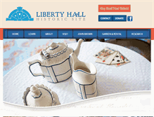 Tablet Screenshot of libertyhall.org
